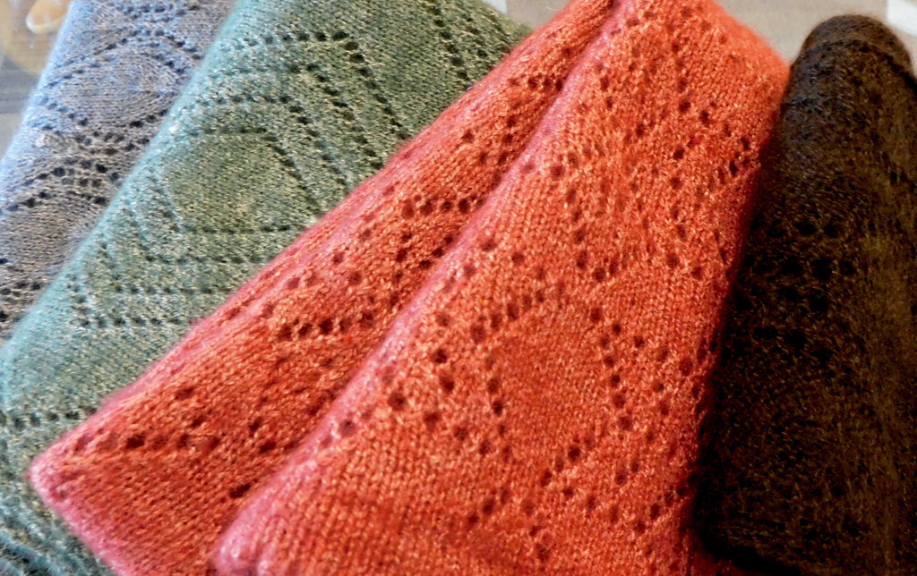 Nunavut Qiviuq Qiviut muskox wool yarn knitted scarves shawls 